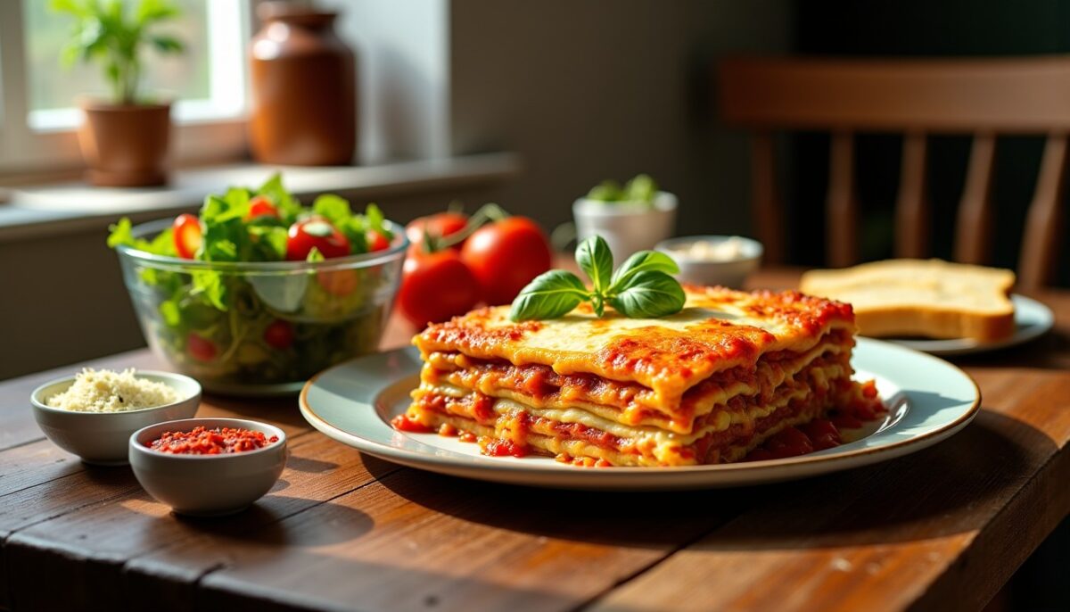 Lasagnes : accompagnements faciles et gourmands à découvrir