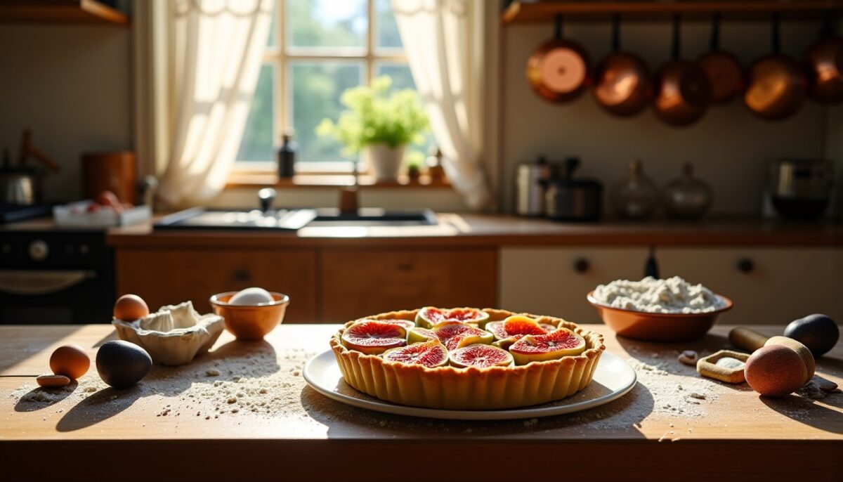 La tarte aux figues de grand-mère : une recette authentique et simple à réaliser