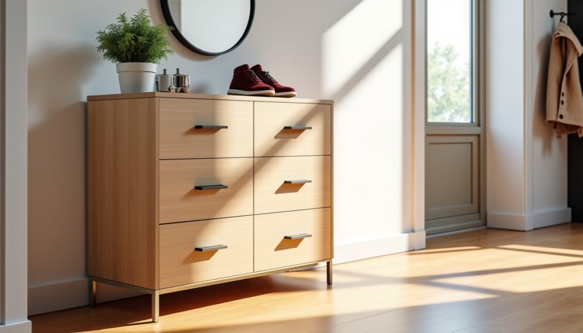 Nano, le meuble à chaussures : design compact et optimisation de l'espace assurés