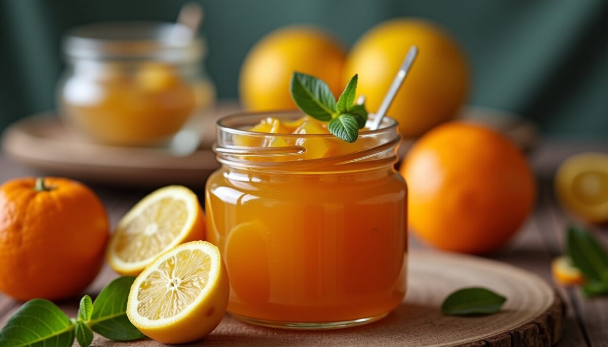 Confiture d'orange et citron aux zestes : une recette express et savoureuse Confiture d'orange et citron aux zestes : une recette express et savoureuse